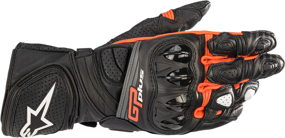 Alpinestars GP Plus R B/R Leather Racing Gloves – Black/Red