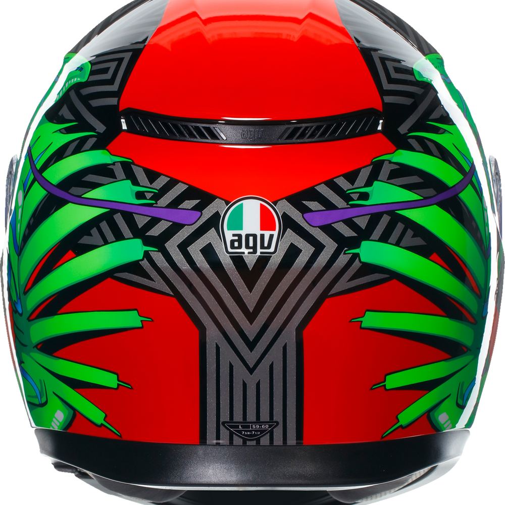 
                  
                    AGV K3 KAMLEON BLACK/RED/GREEN HELMET
                  
                