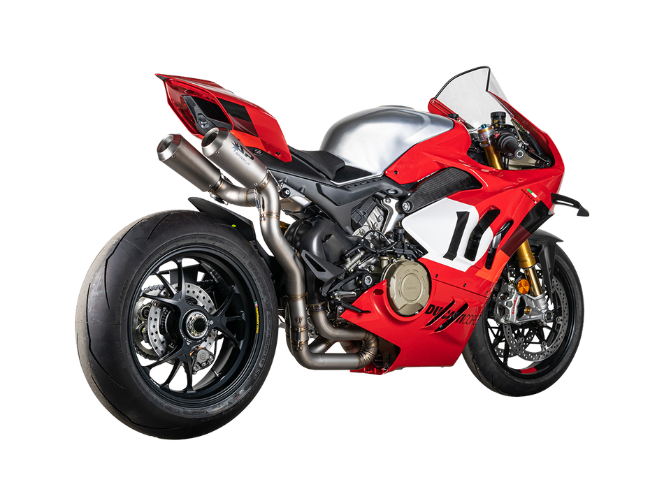 
                  
                    Spark Ducati Panigale V4 S/R Streetfighter "Double GP" Titanium Semi-Full Exhaust System (SingleArm Rear)
                  
                