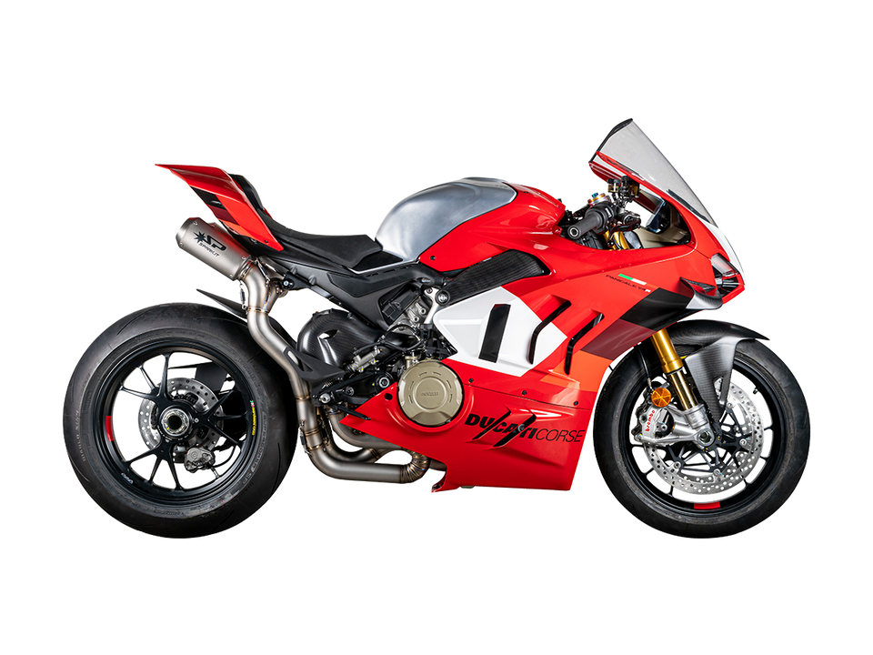 
                  
                    Spark Ducati Panigale V4 S/R Streetfighter "Double GP" Titanium Semi-Full Exhaust System (SingleArm Rear)
                  
                