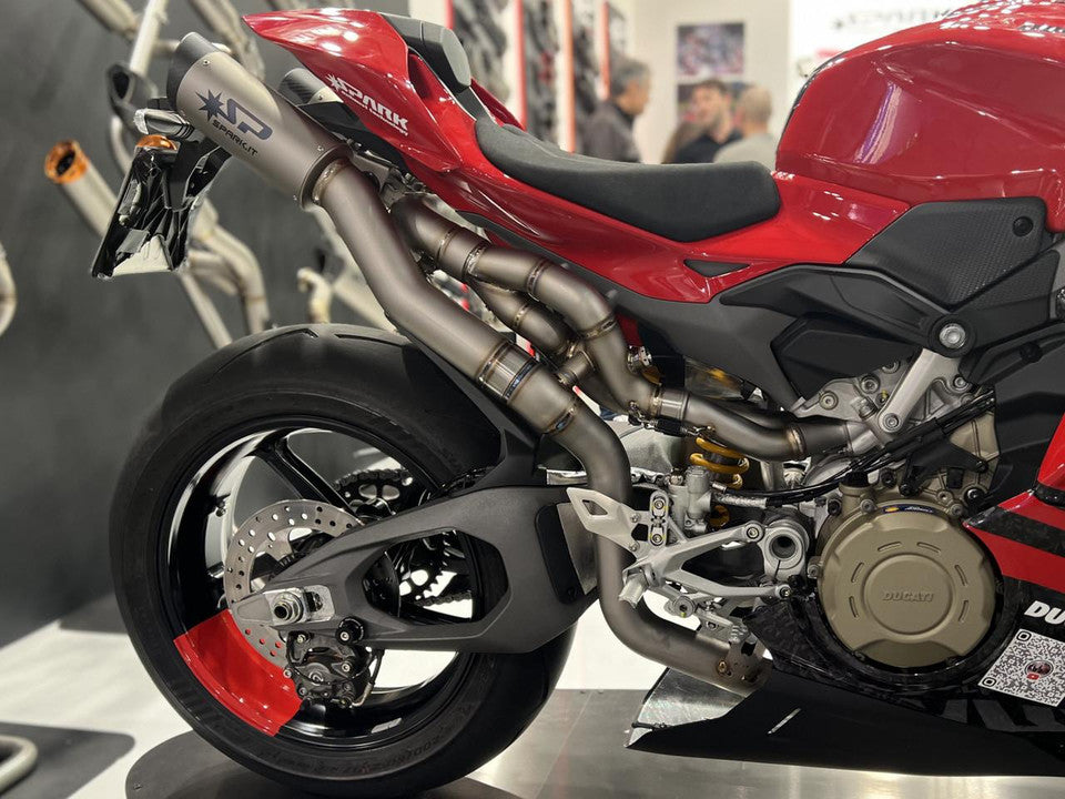 
                  
                    Spark Ducati Panigale V4 S/R "Double Dyno" Titanium Full Exhaust System (2025+)
                  
                
