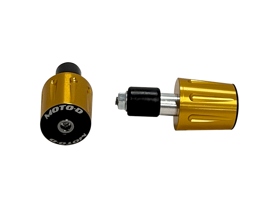 
                  
                    MOTO-D Weighted Sportbike Motorcycle Bar Ends (Universal) (Gold)
                  
                