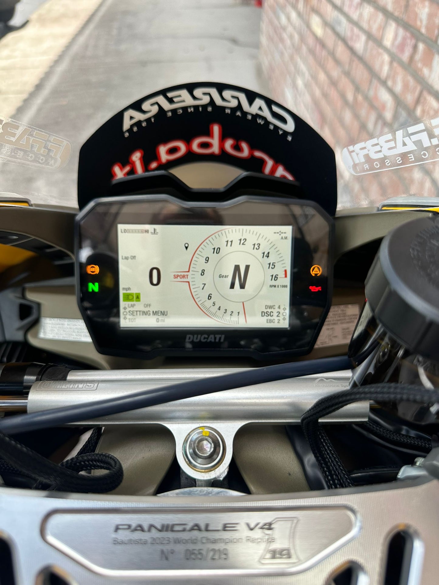 
                  
                    Ducati Panigale V4 in showroom with zero mileage
                  
                