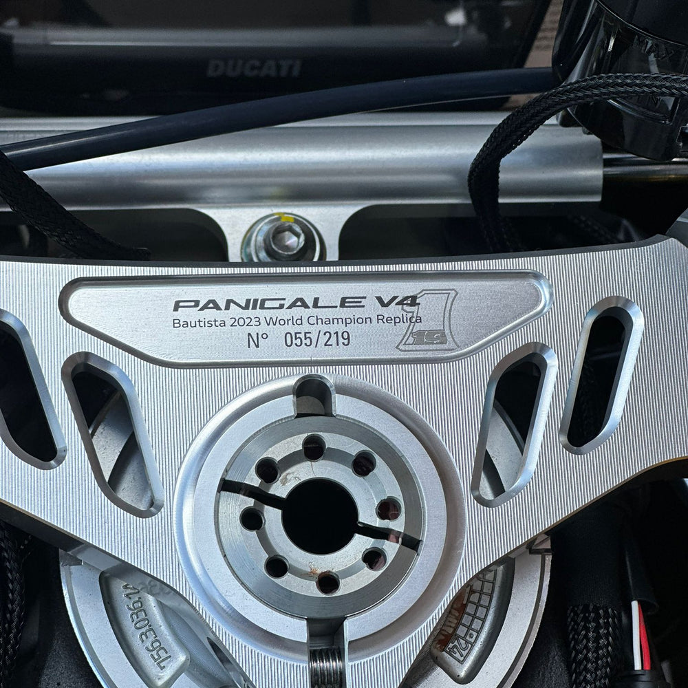 
                  
                    Rear suspension and swingarm on 2024 Panigale V4 replica
                  
                