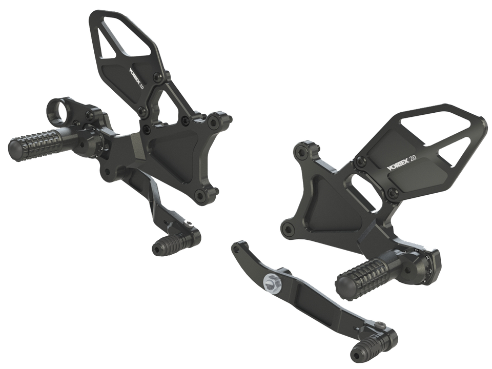Vortex Yamaha R6 Rearsets (V3 2.0 Design) (2006+) (RS634K)