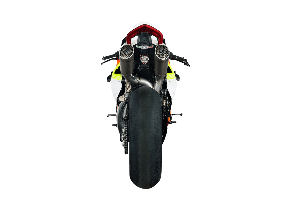 
                  
                    Spark Ducati Panigale V4 S/R Streetfighter "Double Grid-O" Titanium Full Exhaust System (WSBK Evolution) (SingleArm Rear)
                  
                