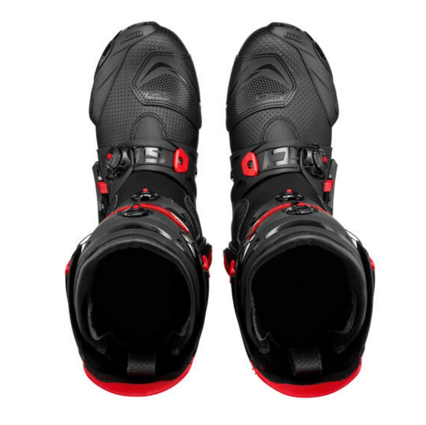 
                  
                    Sidi Rex Air Perforated Sport Motorcycle Boots – Black/Red (Unisex)
                  
                