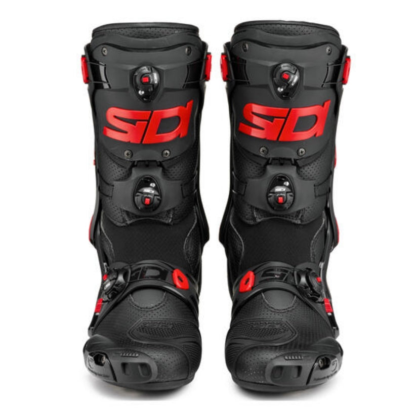 
                  
                    Sidi Rex Air Perforated Sport Motorcycle Boots – Black/Red (Unisex)
                  
                