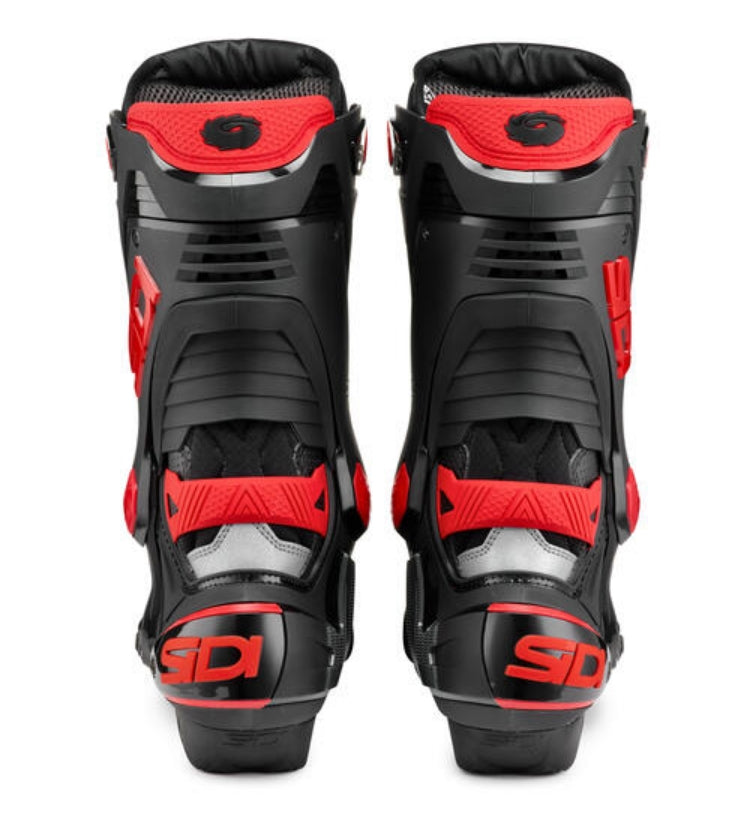 
                  
                    Sidi Rex Air Perforated Sport Motorcycle Boots – Black/Red (Unisex)
                  
                