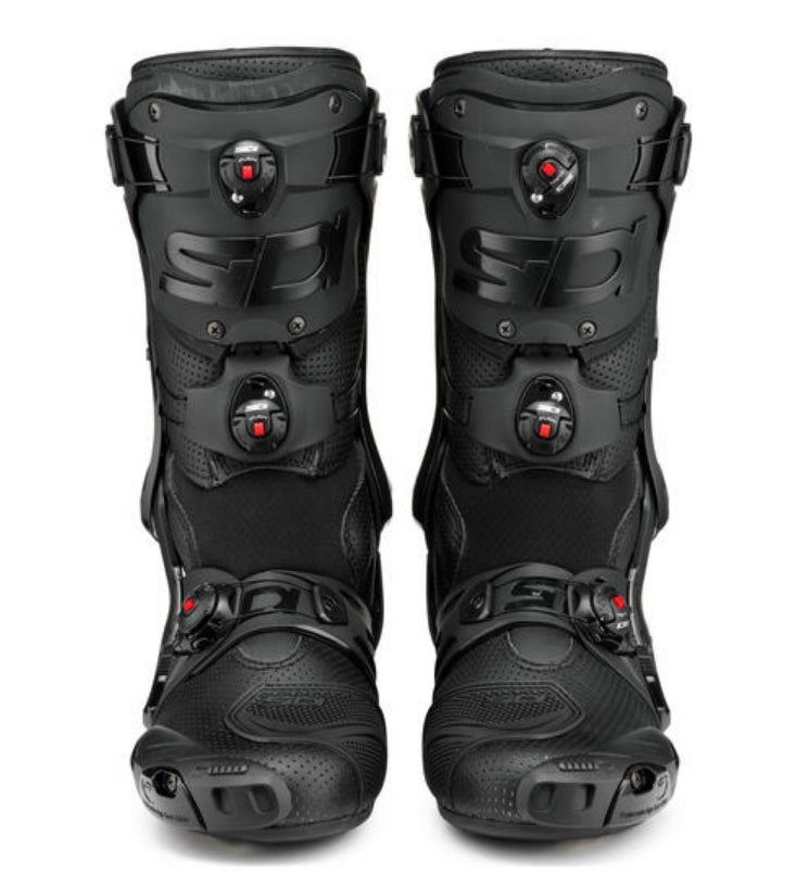 
                  
                    Sidi Rex Air Perforated Sport Motorcycle Boots – Black/Red (Unisex)
                  
                