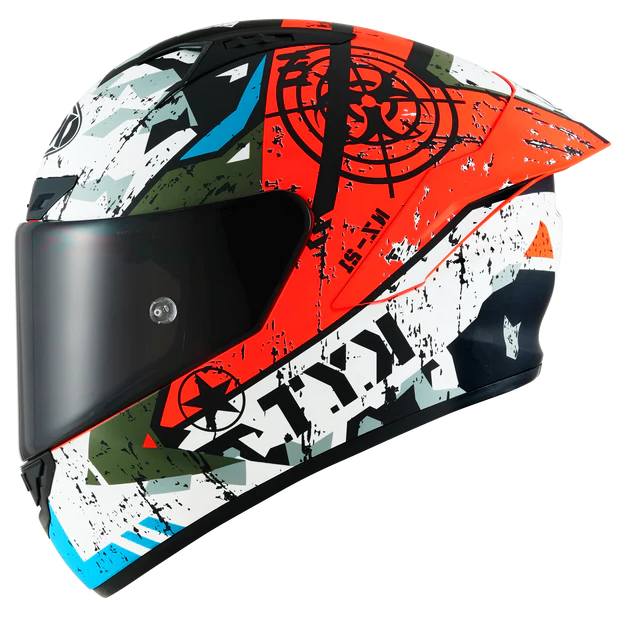 KYT NZ-Race Helmet- Blazing Matte Red