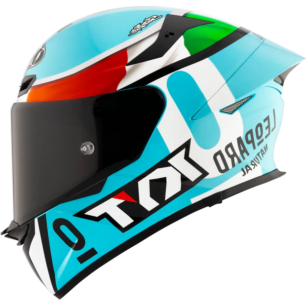 KYT- TT REVO Replica Editions Helmet- Leopard Replica Tricolor