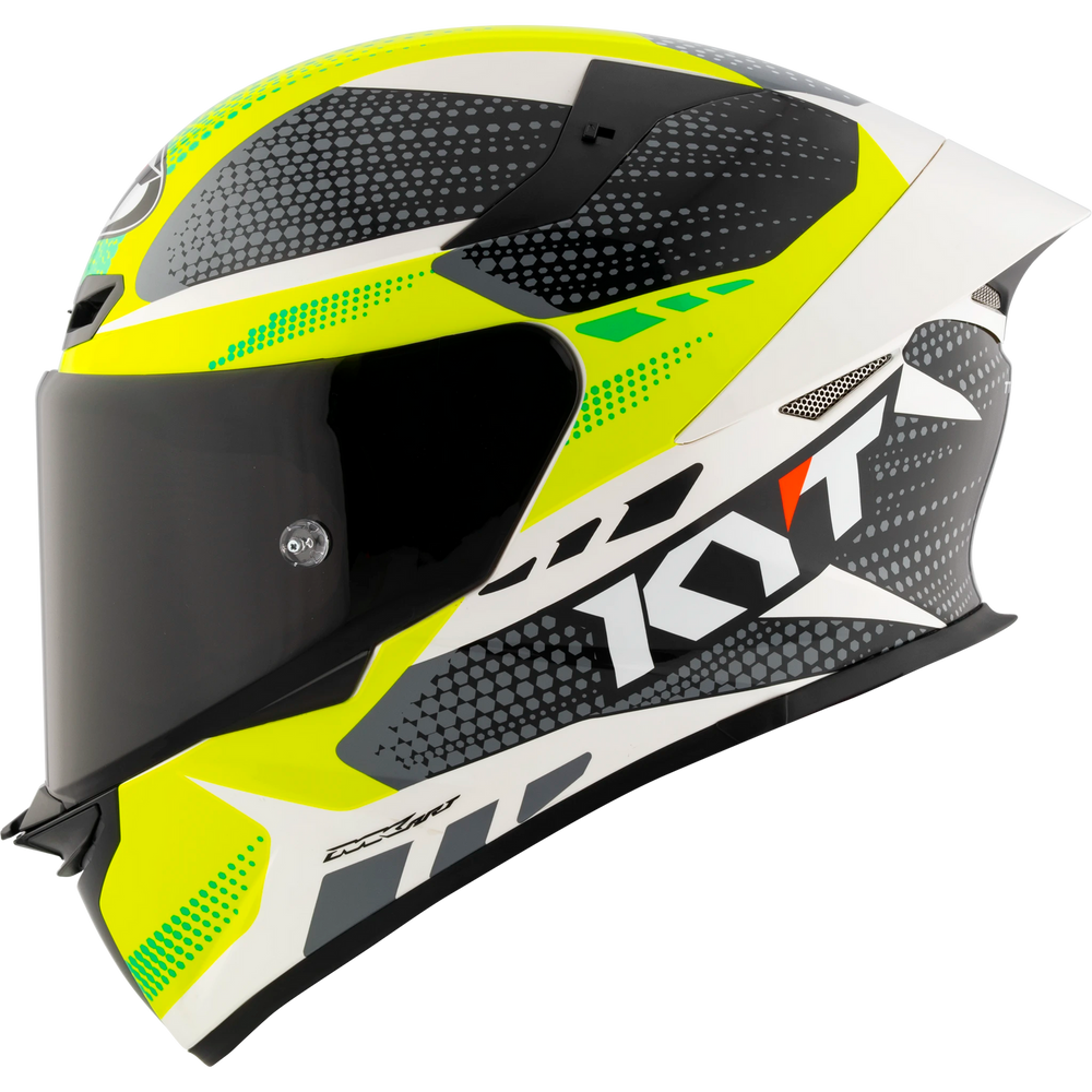 KYT-TT REVO HELMET- Gear Black/Yellow