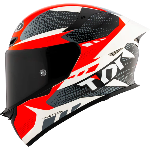 KYT TT REVO HELMET- Gear Black/Red