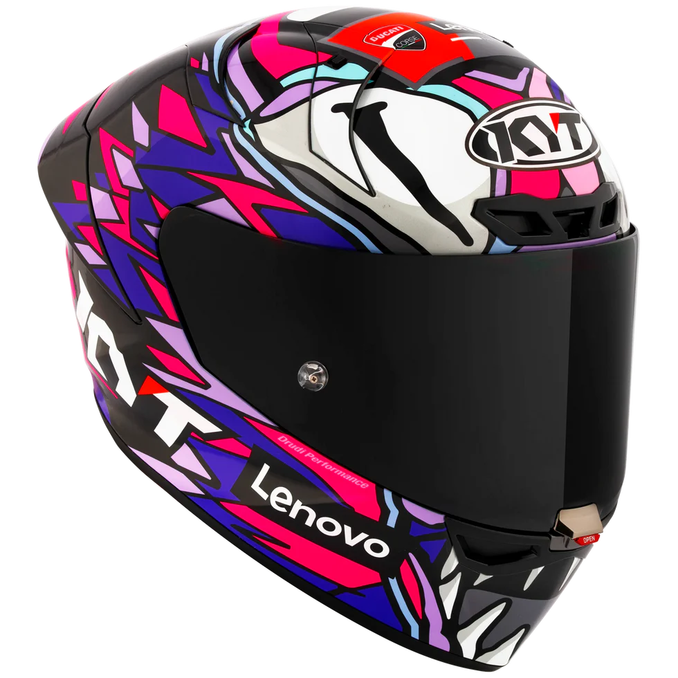 
                  
                    KYT- KX-1 Race GP Replica-Bastianini 2023 Replica w/ Sponsor Logos (Glossy)
                  
                