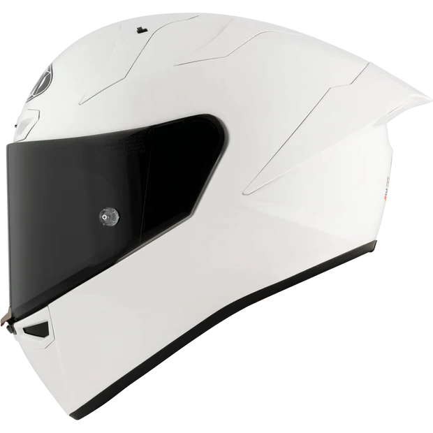 KYT- KX-1 Race GP- Plain White (Glossy)