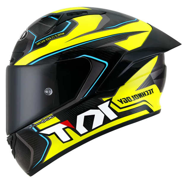 KYT NZ-Race Carbon Helmet - Carbon Competition Yellow