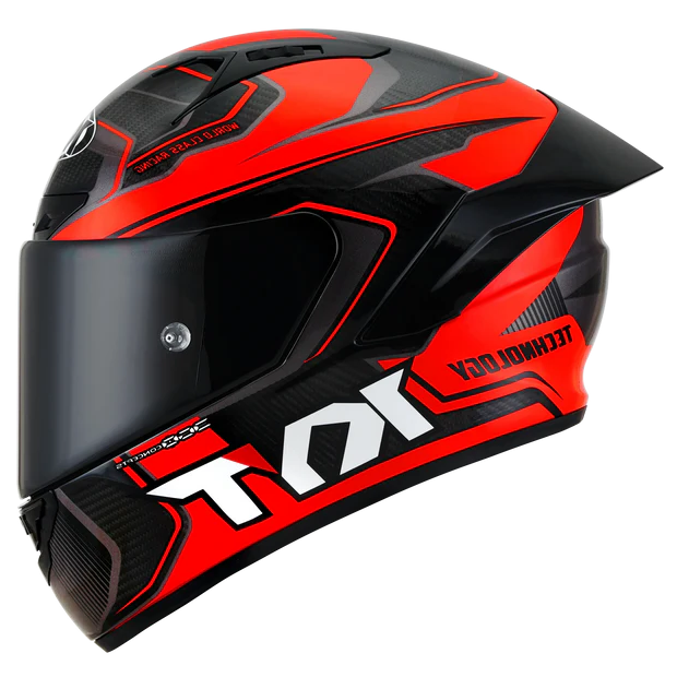 KYT NZ-Race Carbon Helmet - Carbon Competition Red