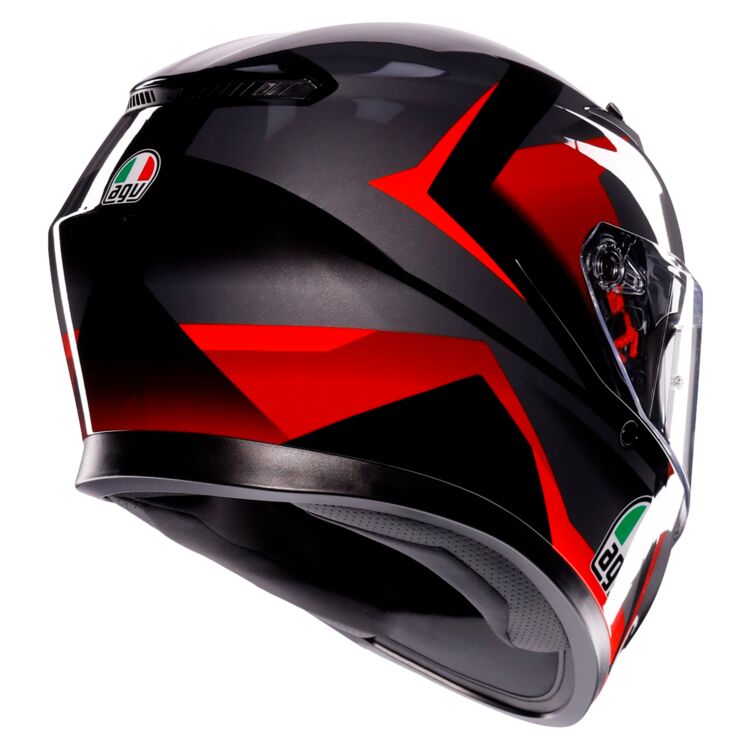 
                  
                    AGV K3 Striga Helmet – Matte Black/Grey/Red
                  
                