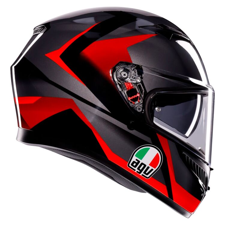 
                  
                    AGV K3 Striga Helmet – Matte Black/Grey/Red
                  
                