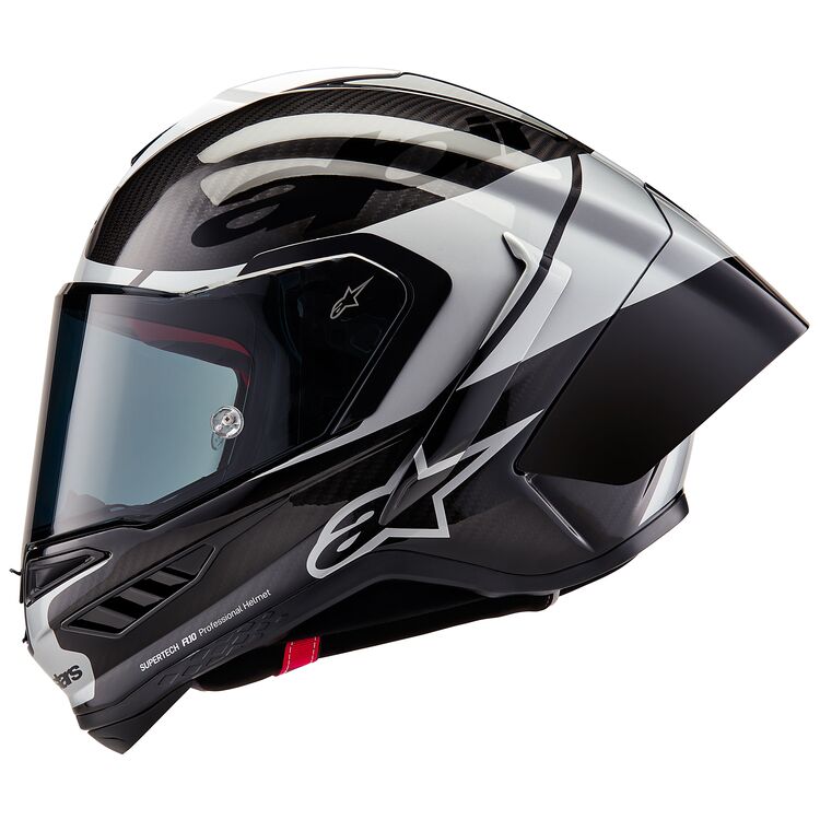 Alpinestars Supertech R10 Element Helmet – Carbon/Silver/Black