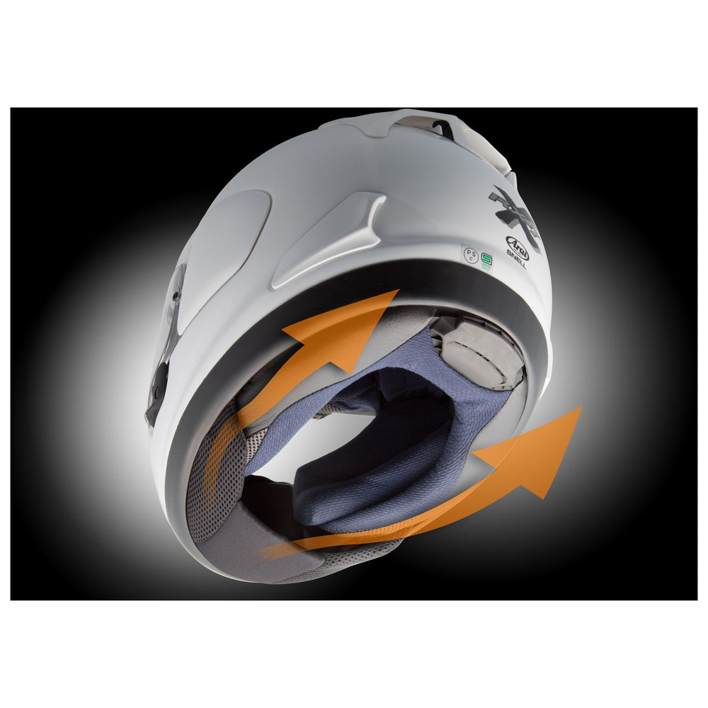 Arai Corsair-X Aluminum Silver Helmet – Top Pro Motorsports