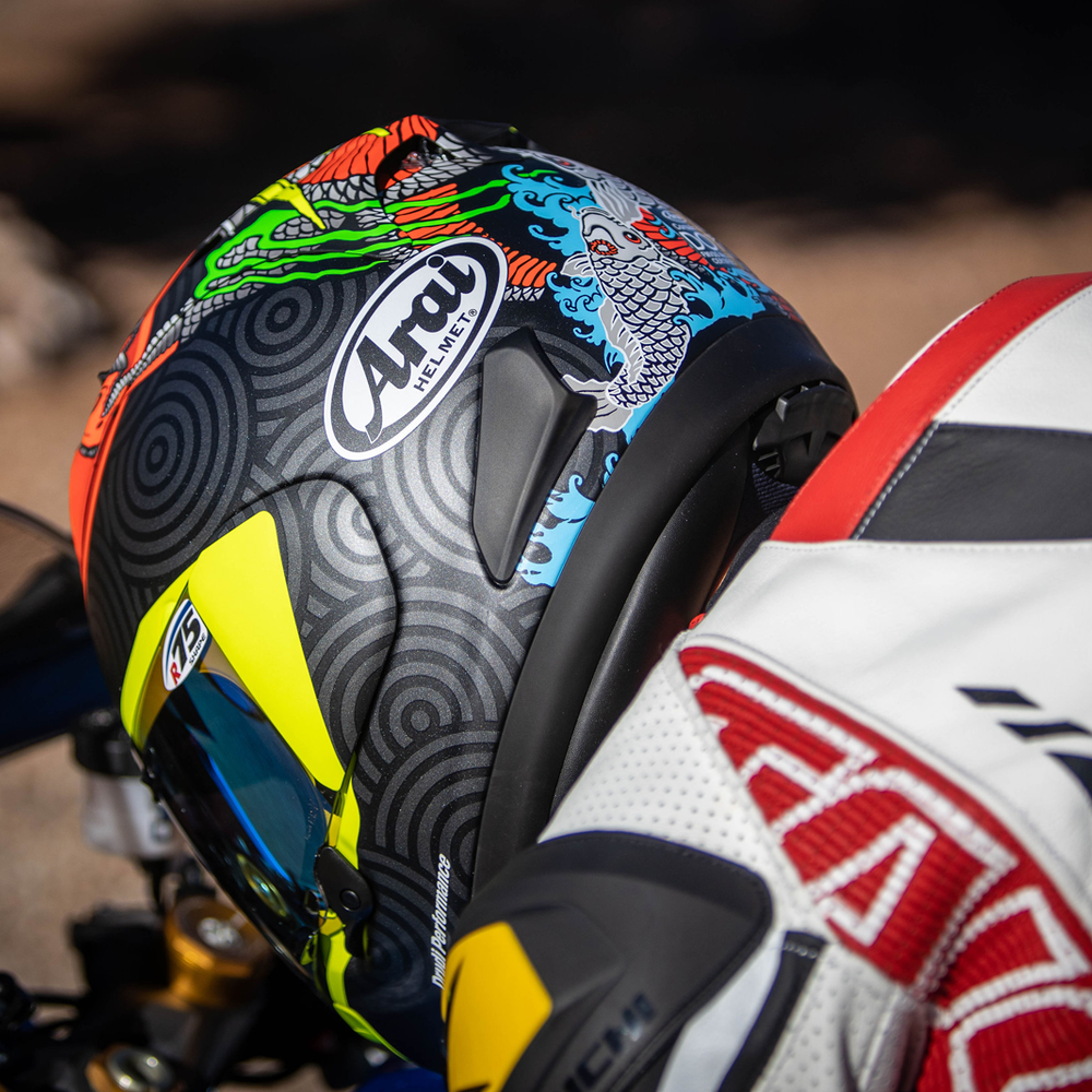 
                  
                    ARAI CORSAIR-X TATSUKI HELMET
                  
                