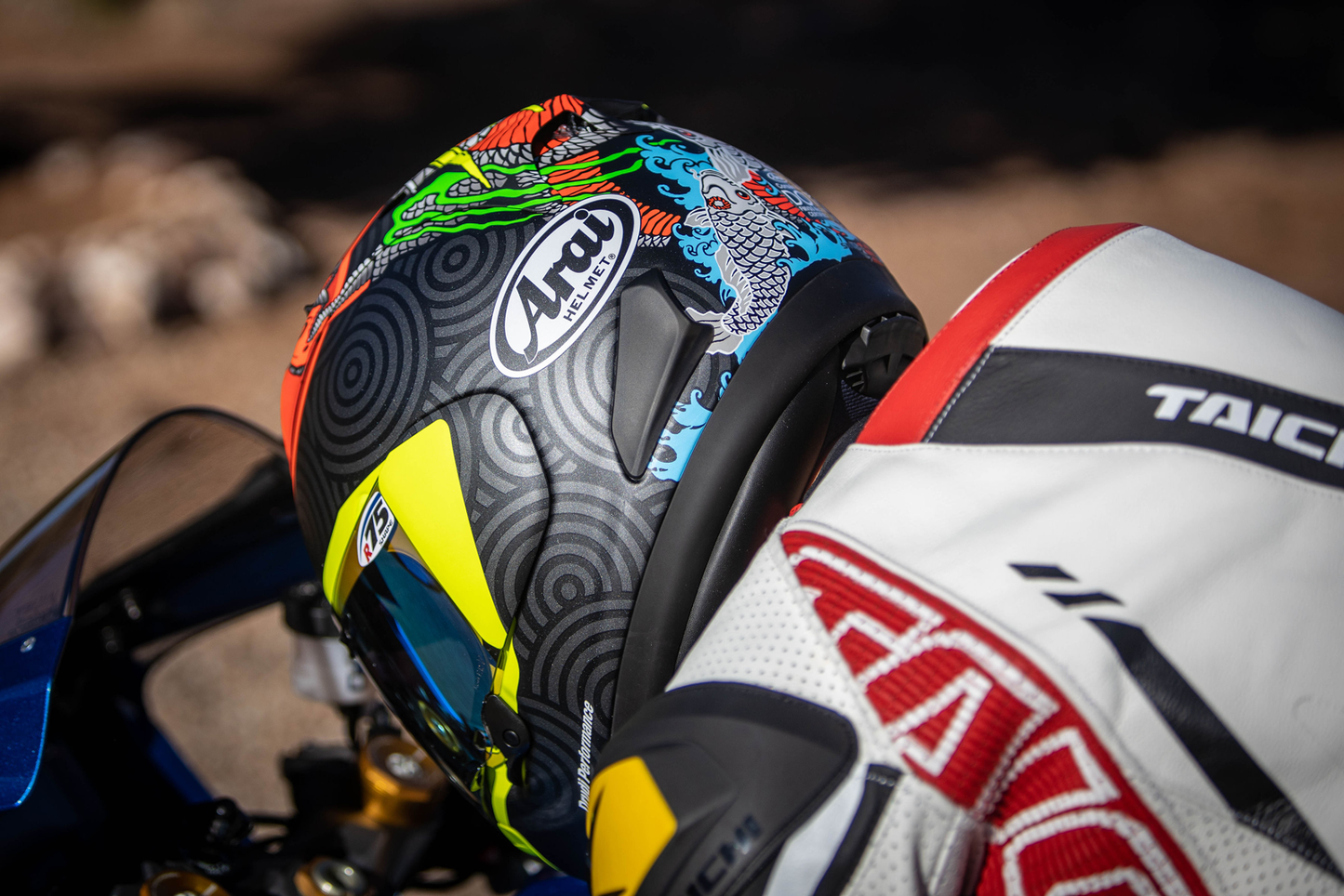 
                  
                    ARAI CORSAIR-X TATSUKI HELMET
                  
                
