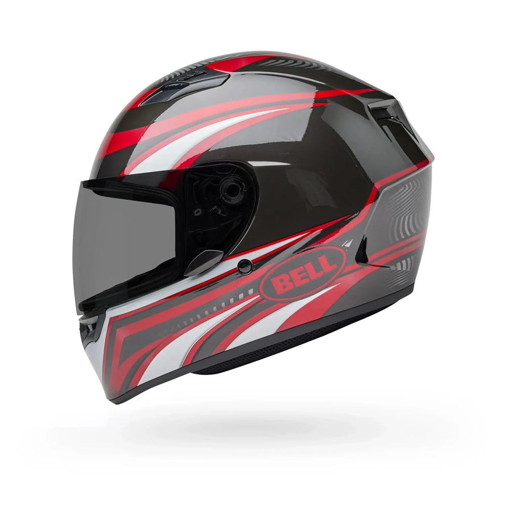 Bell Qualifier Helmet- Conduit Charcoal/Candy Red