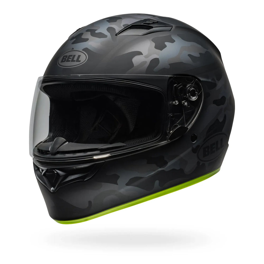 
                  
                    Bell Helmet- Qualifier Stealth Matte Hi-Viz/Camo
                  
                