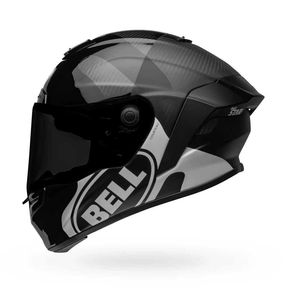Bell Race Star DLX Flex Helmet- Hello Cousteau Algae Matte/Gloss Black/White
