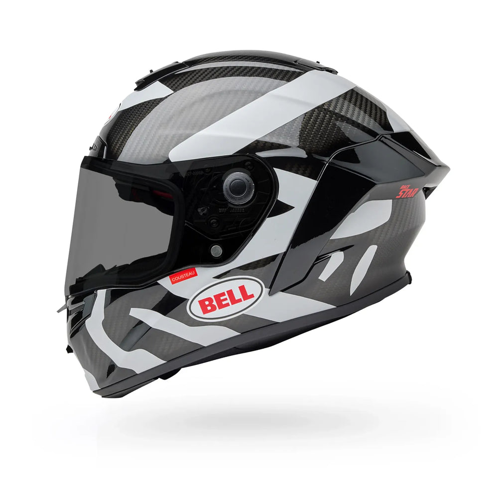 Bell Race Star DLX Flex Helmet- Hello Cousteau Equidae Matte/Gloss Black/Gray