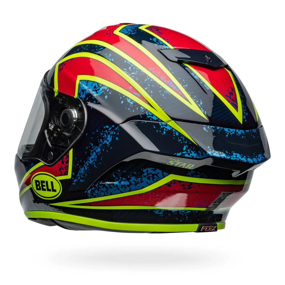 
                  
                    Bell Race Star DLX Flex Helmet- Xenon Gloss Blue/Retina
                  
                