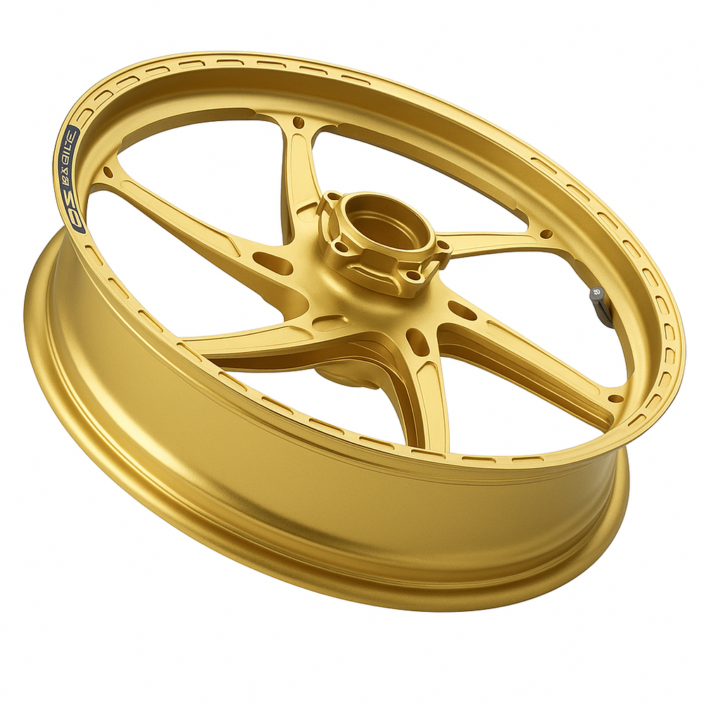 OZ Racing - GASS Aluminum 6 Spoke Front Wheel - Matte GOLD - Suzuki GSXR600/750/1000 - H3052SU35Z1G