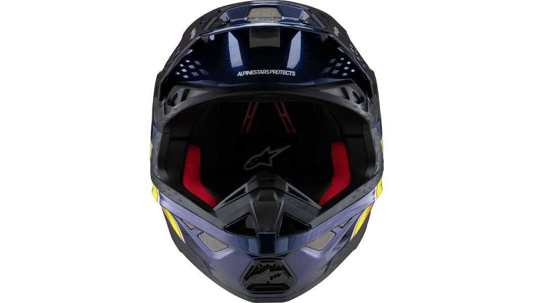 
                  
                    Alpinestars Supertech M10 Helmet - TLD Edition 25  - Gloss Dark Blue/Orange/Yellow/Fluo Red
                  
                