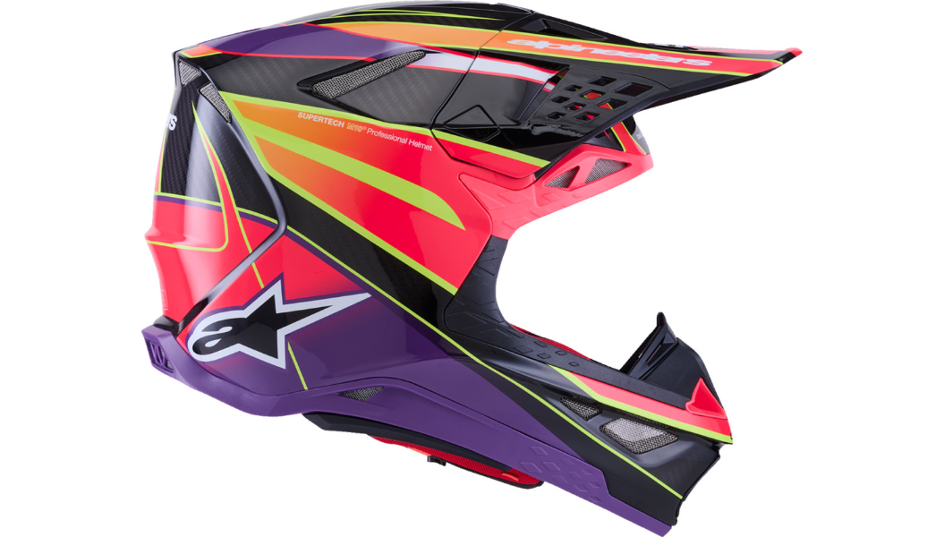 
                  
                    Alpinestars Supertech M10 Helmet -Era - Gloss Pink/Violet/Yellow Fluo
                  
                
