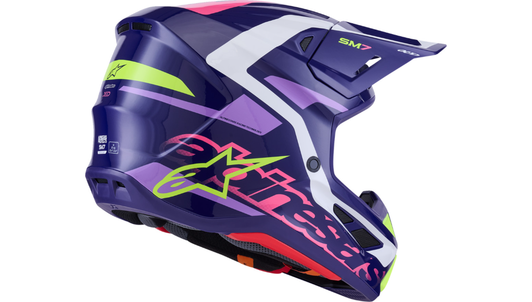 
                  
                    Alpinestars SM7 Helmet - Deed - Gloss Purple/Pink
                  
                