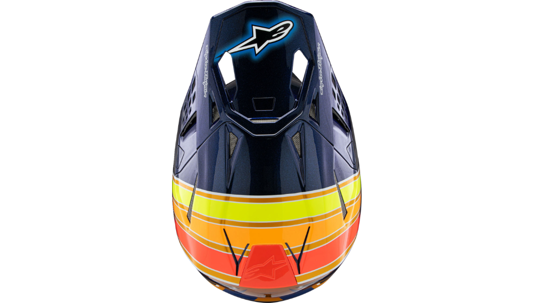 
                  
                    Alpinestars Supertech M10 Helmet - TLD Edition 25  - Gloss Dark Blue/Orange/Yellow/Fluo Red
                  
                