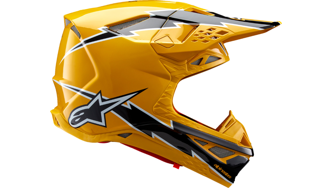 
                  
                    Alpinestars Supertech M10 Helmet - Ampress - Gloss Black/Yellow
                  
                