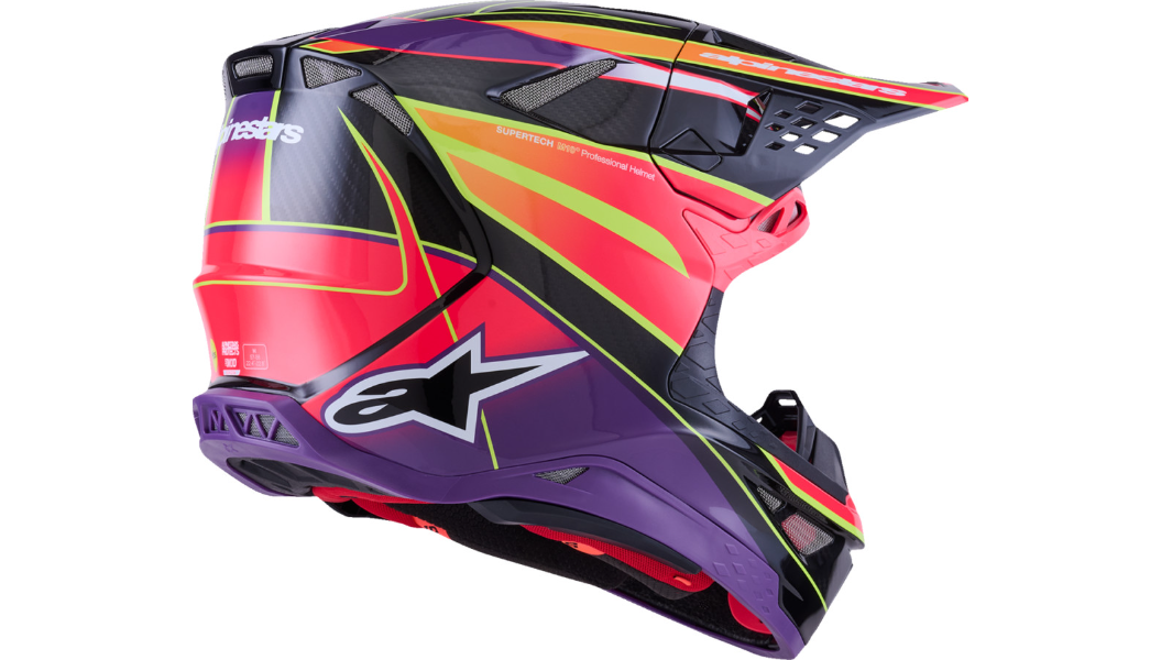 
                  
                    Alpinestars Supertech M10 Helmet -Era - Gloss Pink/Violet/Yellow Fluo
                  
                