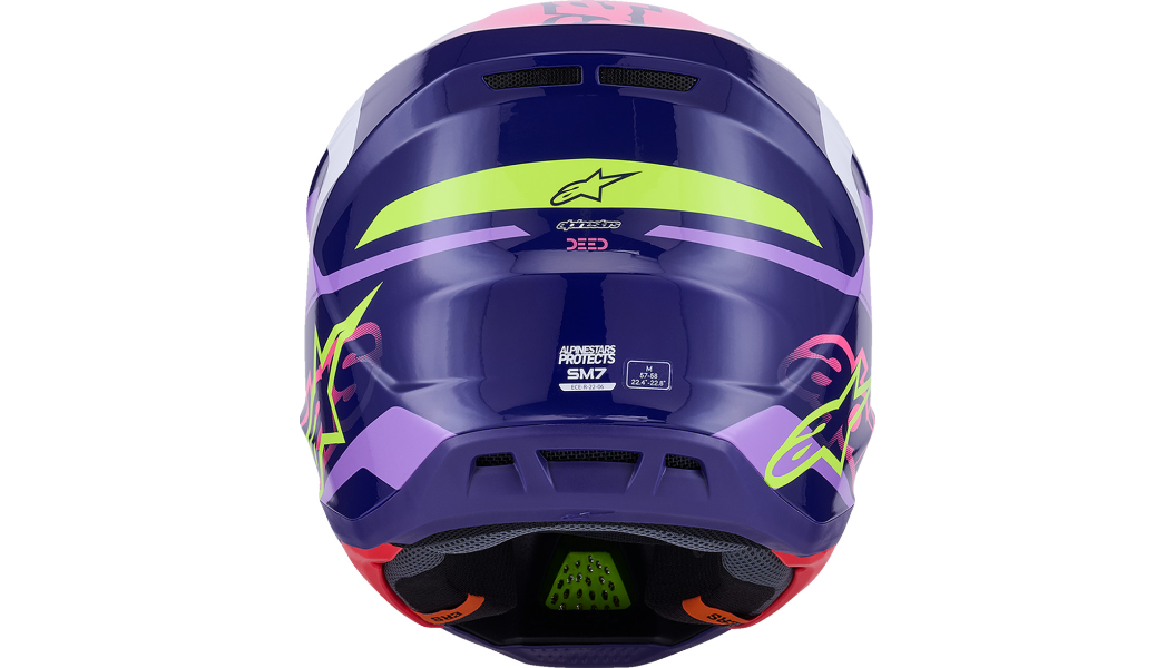 
                  
                    Alpinestars SM7 Helmet - Deed - Gloss Purple/Pink
                  
                