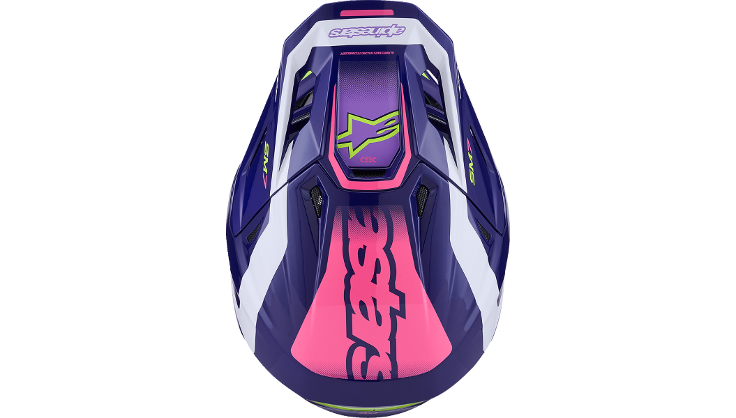 
                  
                    Alpinestars SM7 Helmet - Deed - Gloss Purple/Pink
                  
                