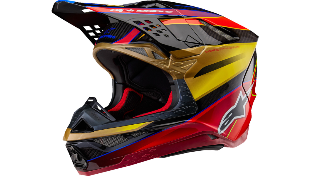 
                  
                    Alpinestars Supertech M10 Helmet - Era  - Gloss Gold/Yellow/Rio Red
                  
                