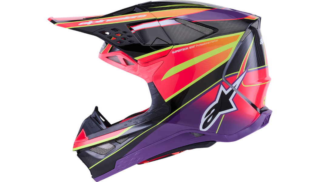 
                  
                    Alpinestars Supertech M10 Helmet -Era - Gloss Pink/Violet/Yellow Fluo
                  
                