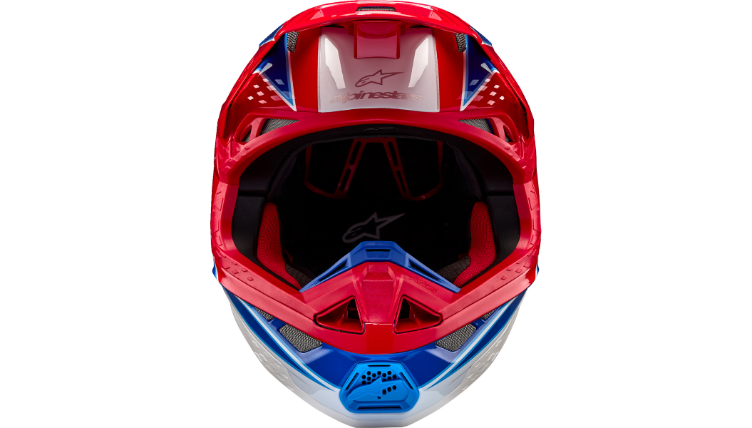 
                  
                    Alpinestars Supertech M10 Helmet - Aeon - Gloss Bright Red/Blue
                  
                