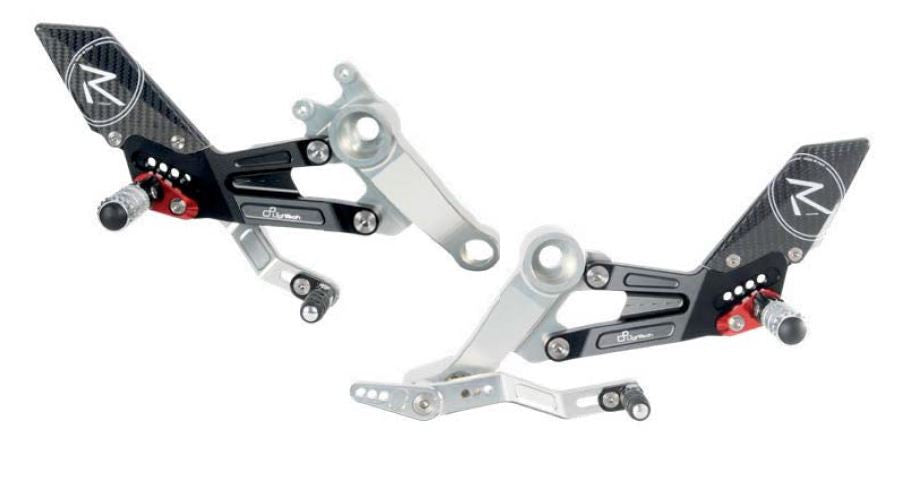 Lightech - R Series - Folding Footpegs - Aprilia RS660 (2020-2025) - Standard / Reverse Shift - FTRAP007R
