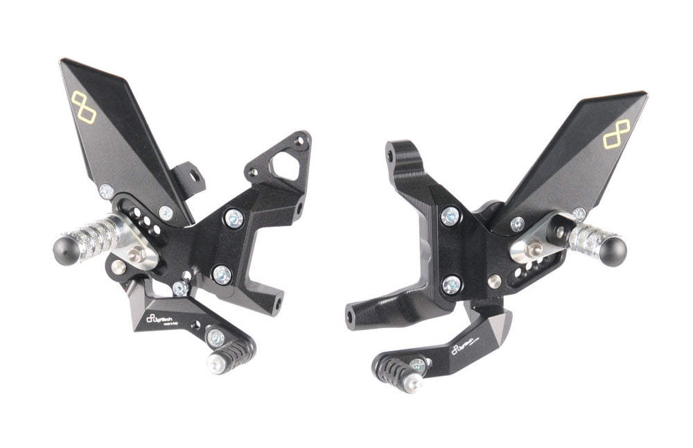 Lightech - Folding Footpegs - Ducati 1199/ V2 - Panigale - Reverse Shift - FTRDU011W