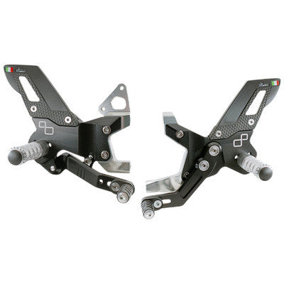 Lightech - TRACK ONLY - Fixed Footpegs - Ducati Panigale V2/ 1199 - Reverse Shift - FTRDU014