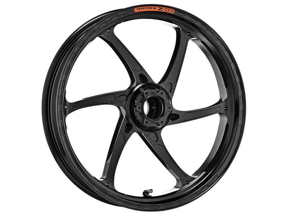 OZ Racing - GASS Aluminum 6 Spoke Front Wheel - Gloss Black - Suzuki GSXR 600/750- H3097SU3501N