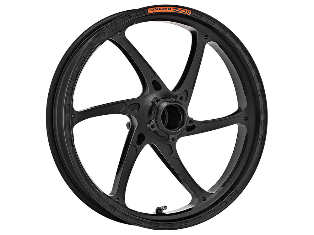 OZ Racing - GASS Aluminum 6 Spoke Front Wheel - Matte Black - Ducati 1199 (2012-2013)- H3010DU35Z1M